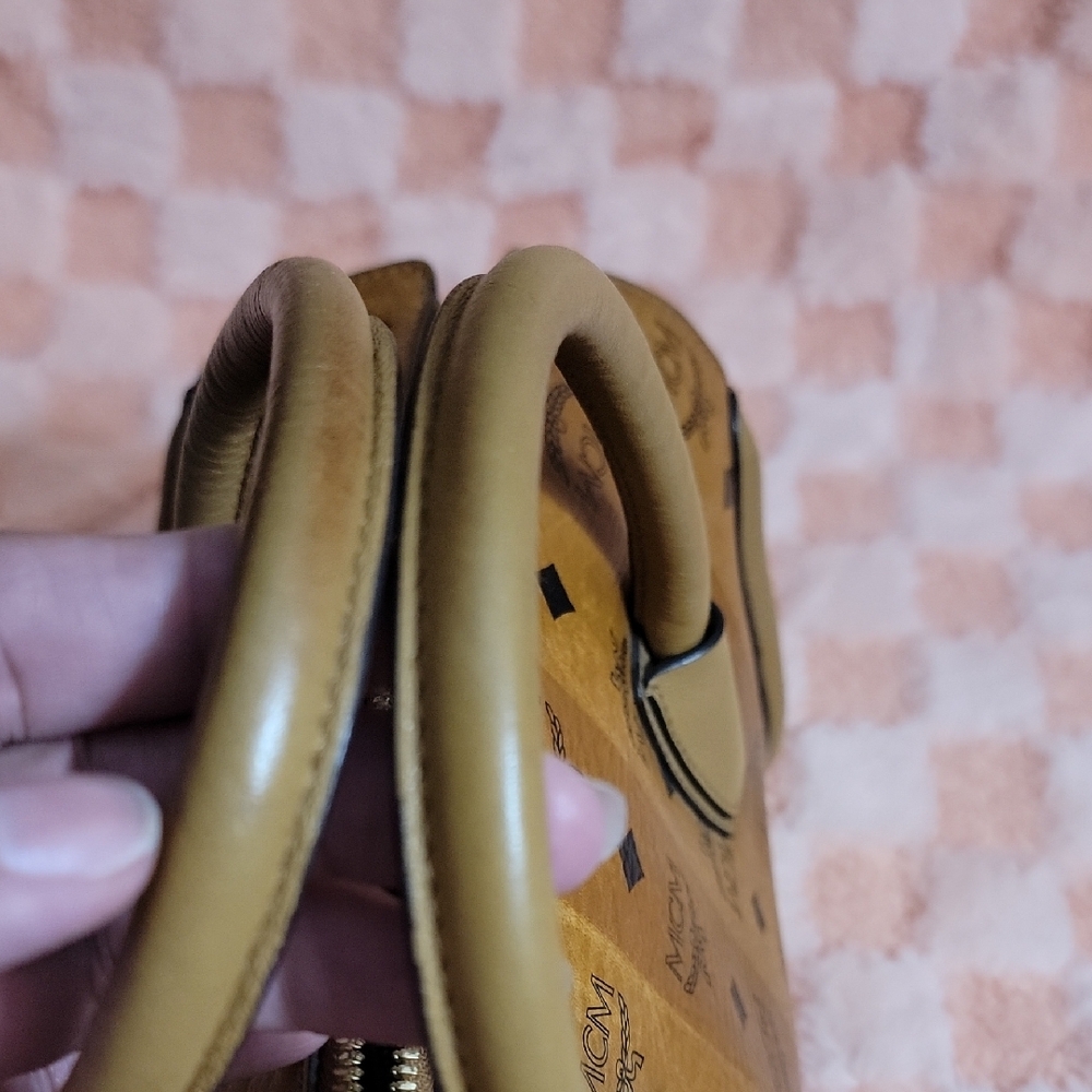 MCM Tan Visetos‎ Print Handbag - Picture 11 of 13